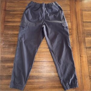 Eddie Bauer Fleece-Lined Pull On Pants Sz 12 Joggers Camping Gorpcore Cargo